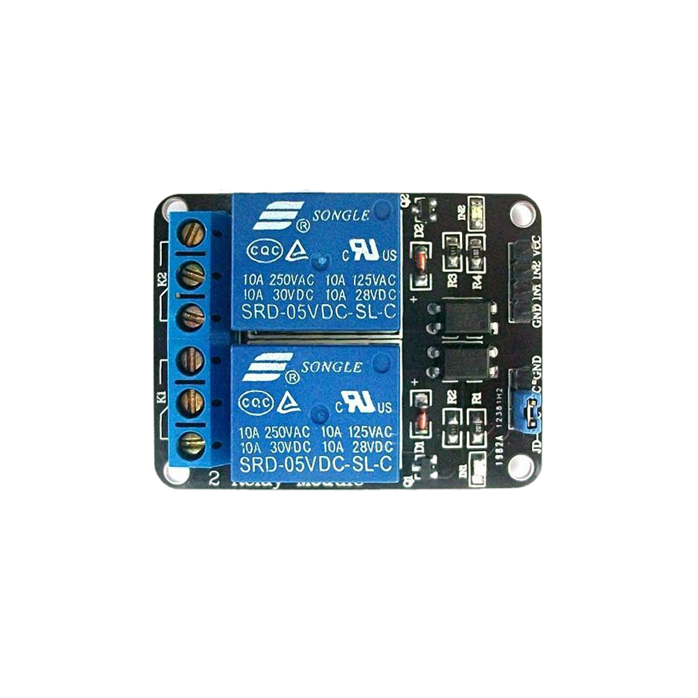 2 Channel Relay Module 5V with Light Coupling 2 Channel Relay Module 5V with Light Coupling
