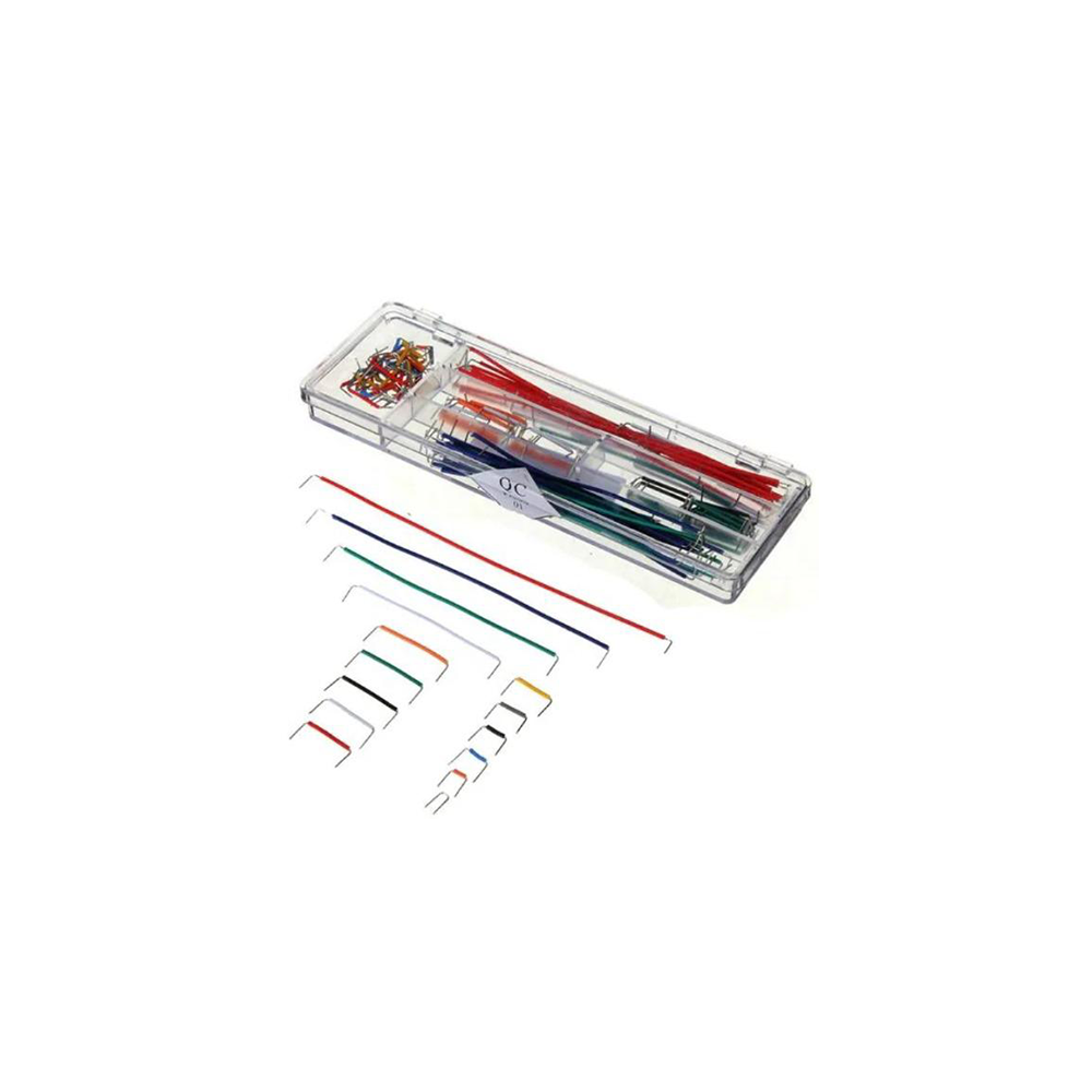 140PCS SOLDERLESS BREADBOARD JUMPER CABLE KIT 140PCS SOLDERLESS BREADBOARD JUMPER CABLE KIT