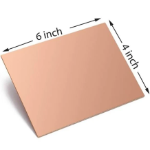 GENERAL PURPOSE COPPER PCB 6"X4" W/OUT HOLE