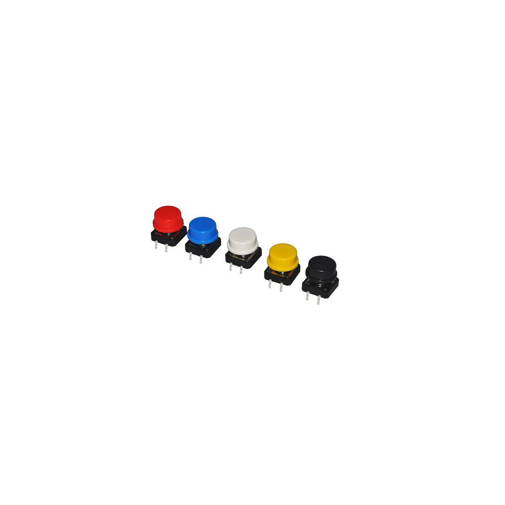 25 PC "12X12X7.3" TACT SWITCH KITS CAPS 25 PC "12X12X7.3" TACT SWITCH KITS CAPS
