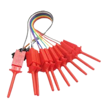 10PC TEST HOOK CLIP LOGIC ANALYZER CABLE MALE 20CM