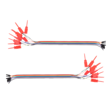 10PC TEST HOOK CLIP LOGIC ANALYZER CABLE MALE 20CM